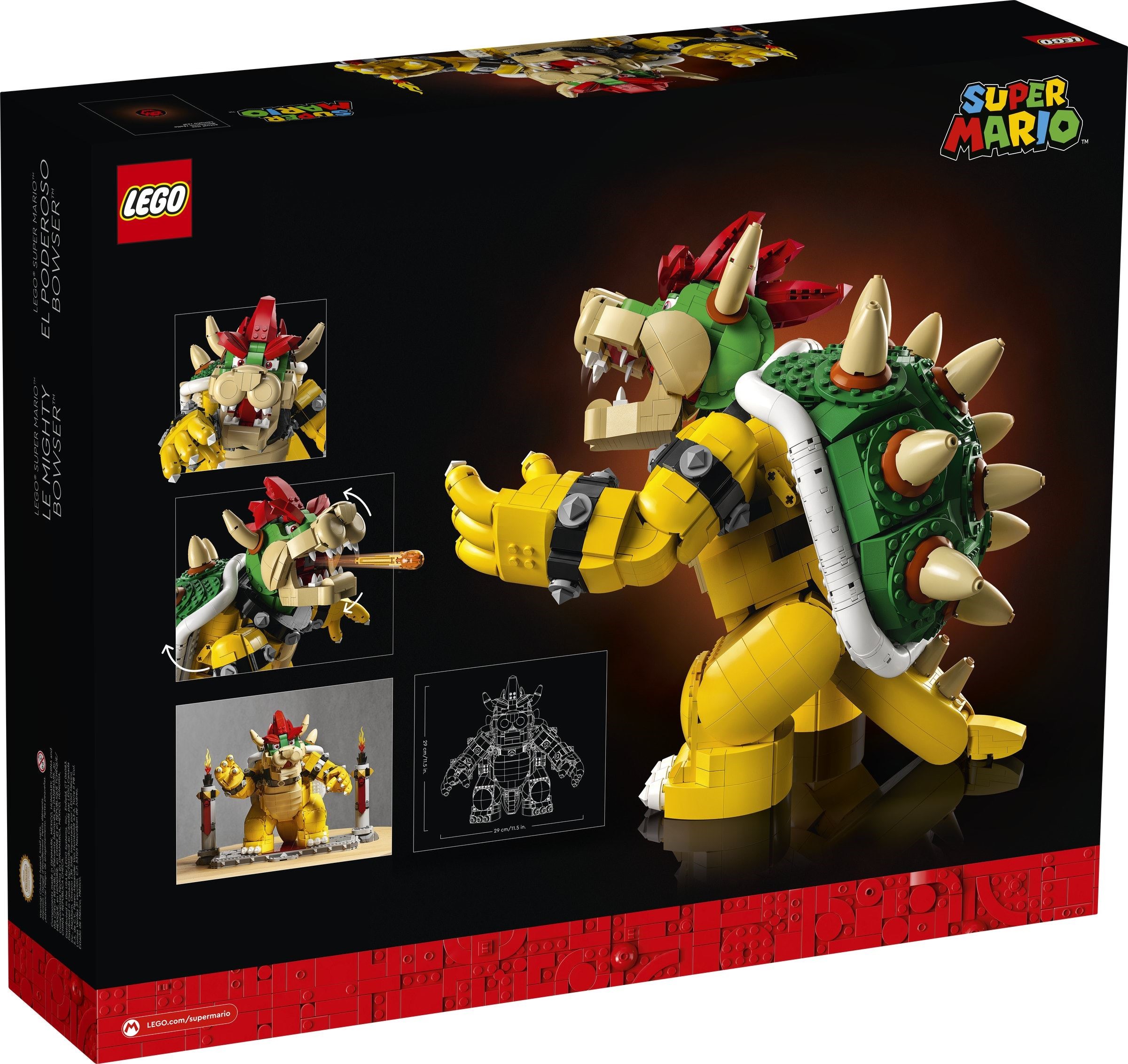 The Mighty Bowser Super Mario Game 71411 Ideas Creator Series