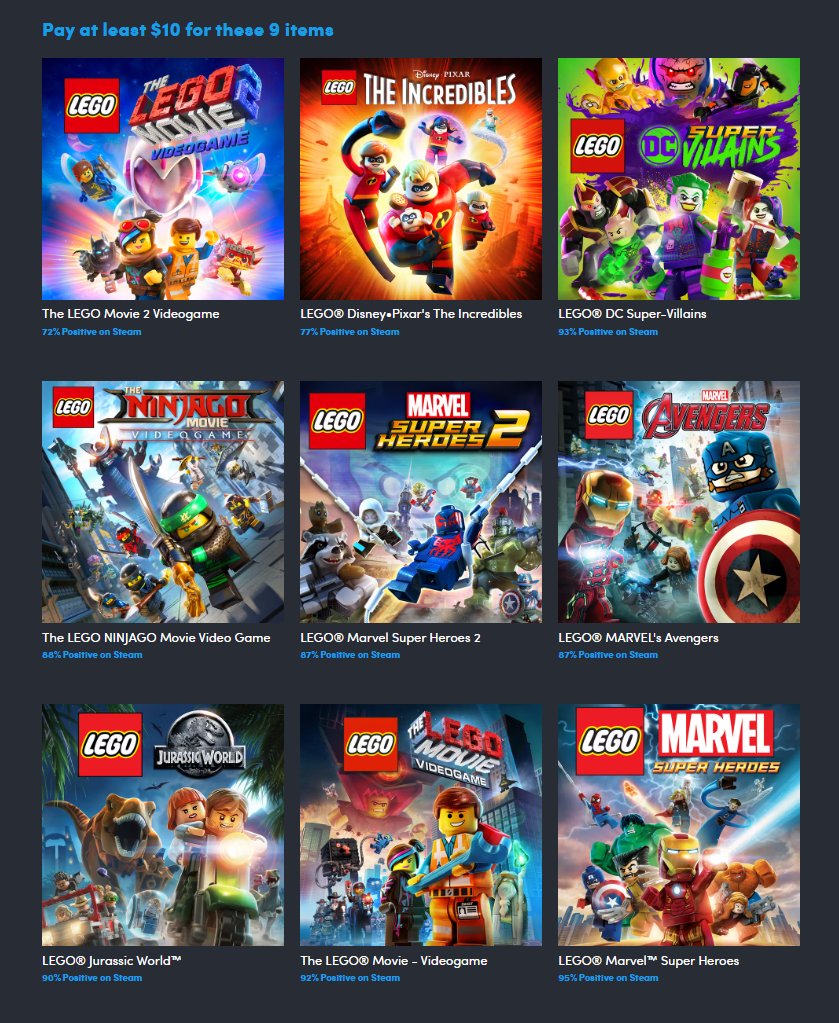 LEGO at the Movies Humble Bundle Video Game Bundle The Brick Fan