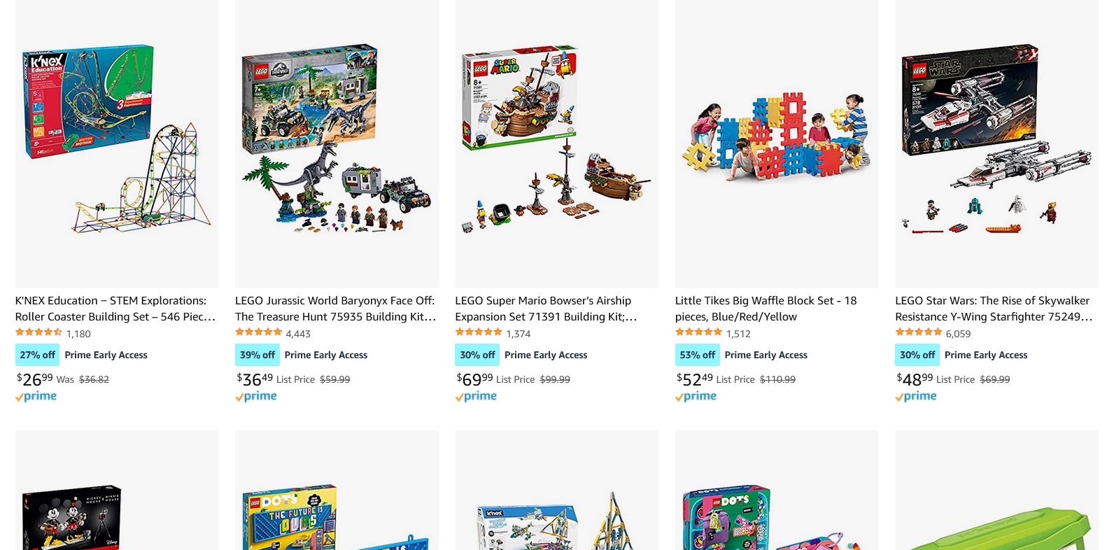 LEGO  Prime Early Access Sale Now Live - October 2022 - The