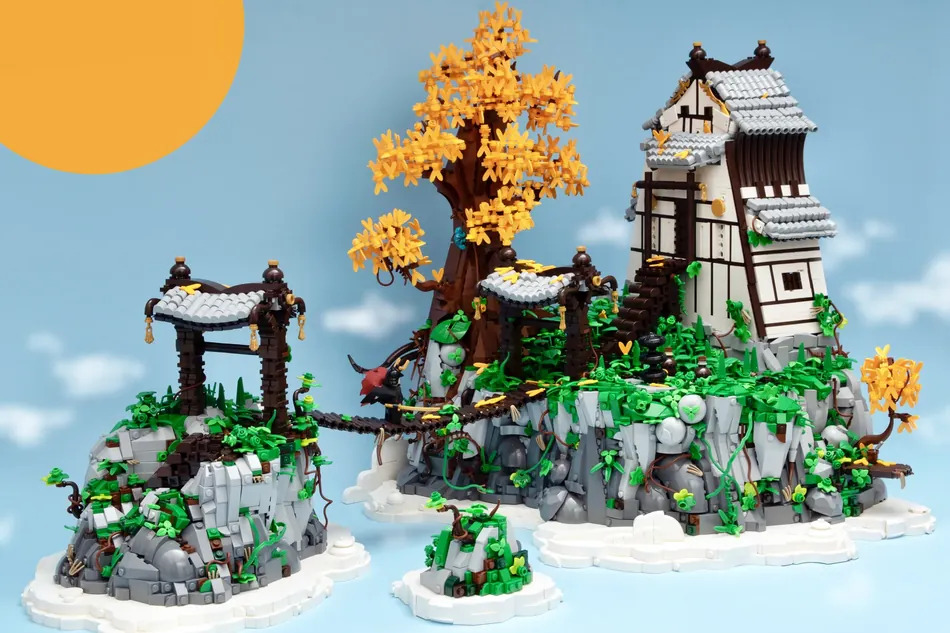 LEGO Ideas Golden Clifftop Temple Achieves 10000 Supporters