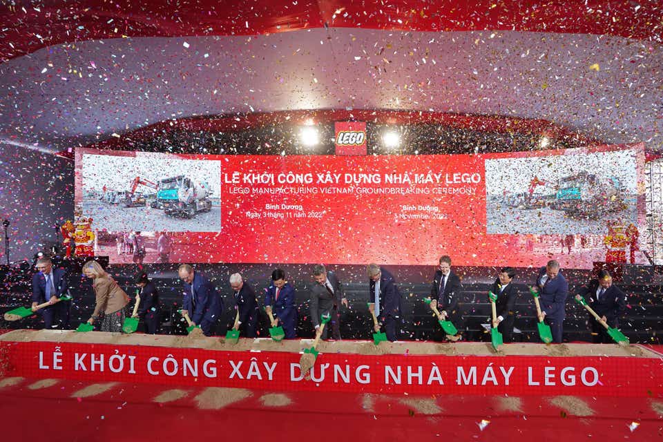 Lego đặt nhà máy 1 tỷ USD tại Việt Nam