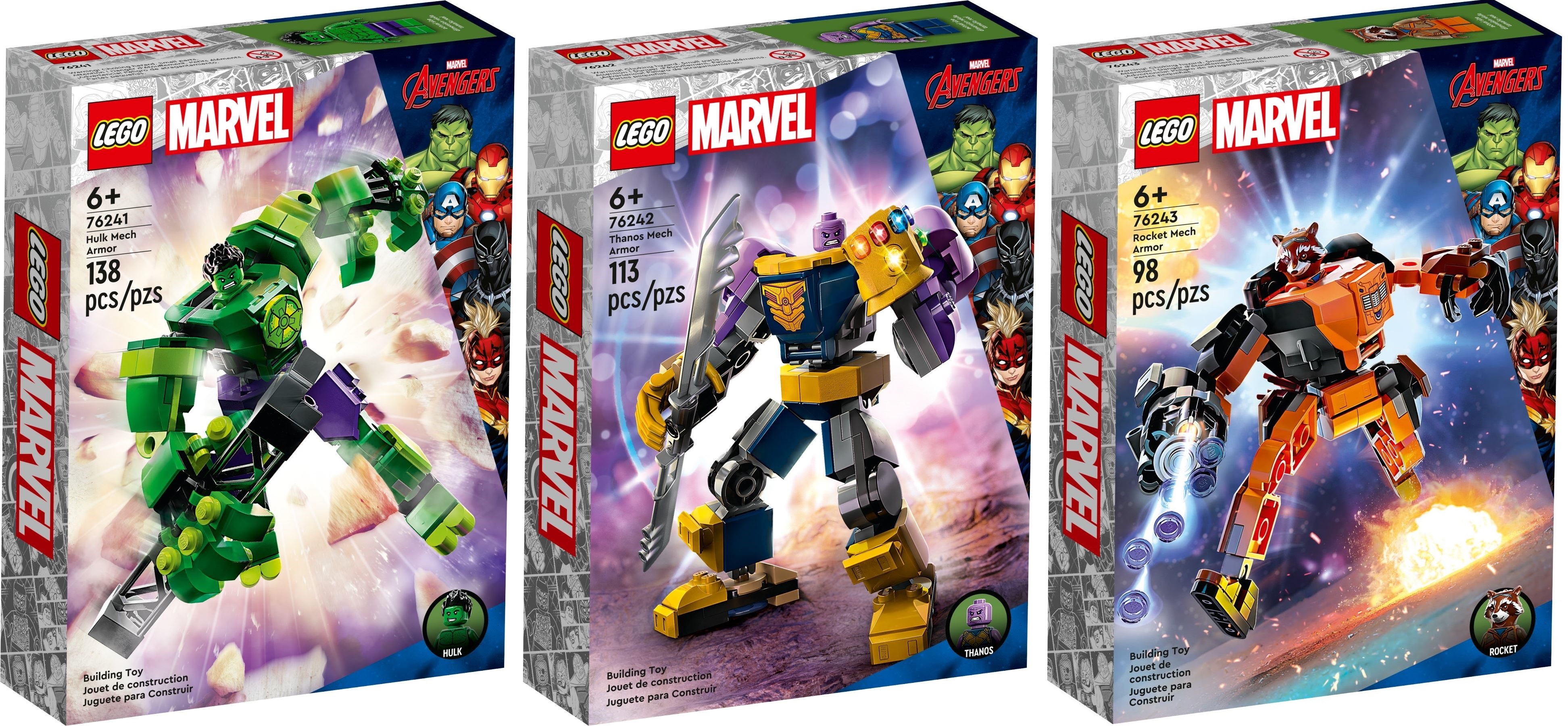 76243 LEGO Marvel Avengers Rocket Mech Armor