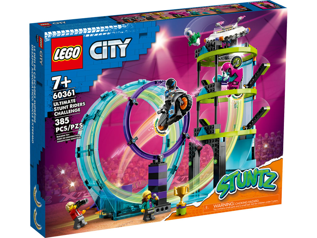 Four new LEGO CITY Stuntz sets have been delayed online