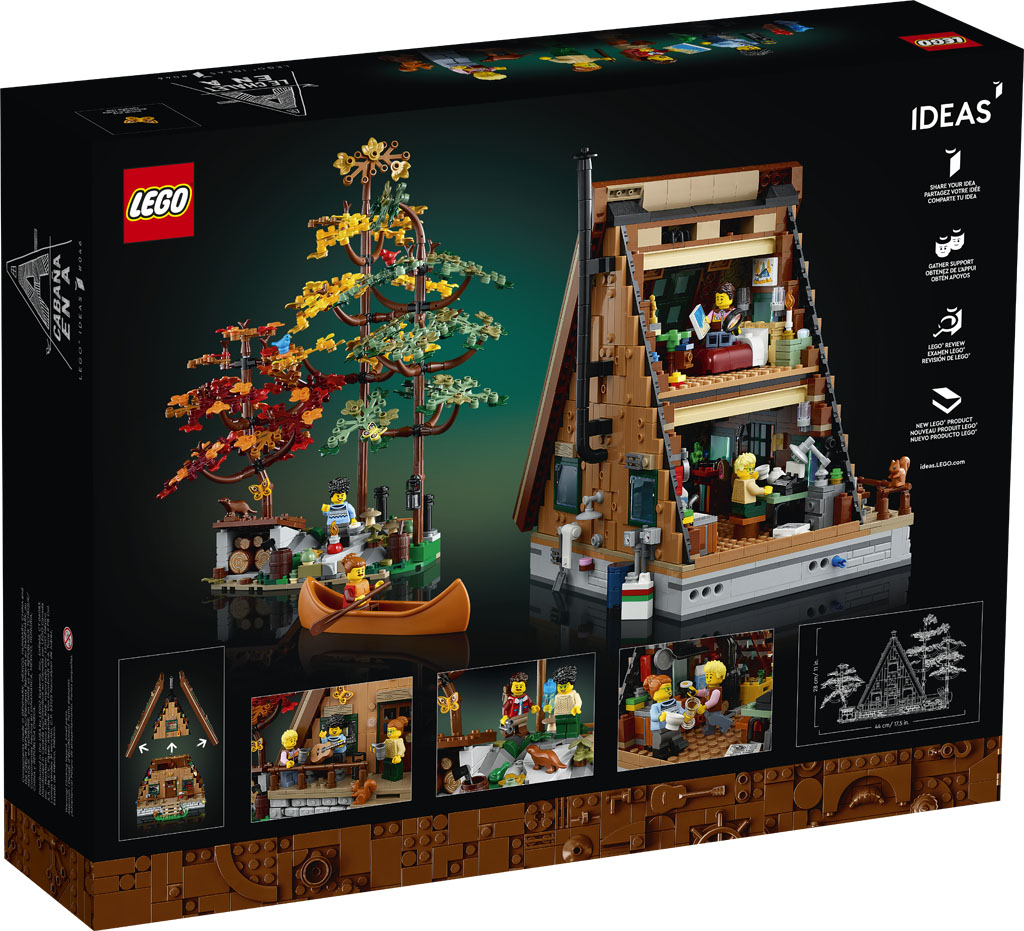 fintælling Indstilling Specialitet LEGO Ideas A-Frame Cabin (21338) Officially Announced - The Brick Fan