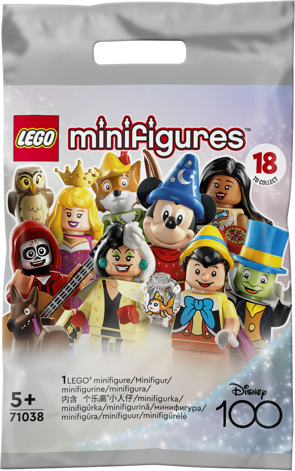 LEGO Disney 100 Collectible Minifigures (71038) Officially Revealed - The  Brick Fan