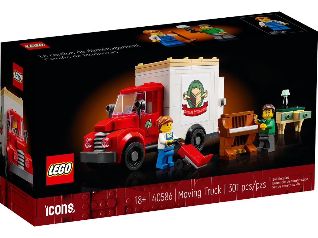 LEGO Icons Moving Truck (40586) Promotion Details Revealed - The Brick Fan