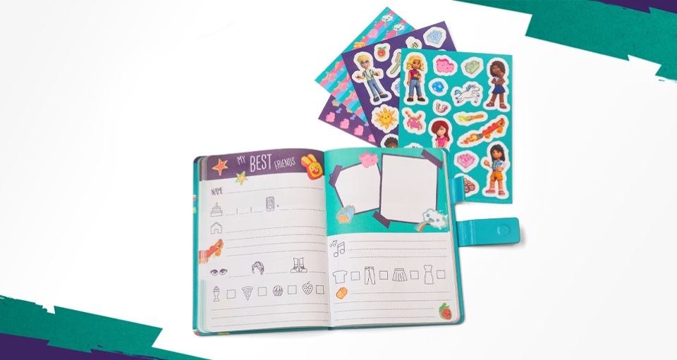 LEGO Friends Best Friend Notebook 5007789