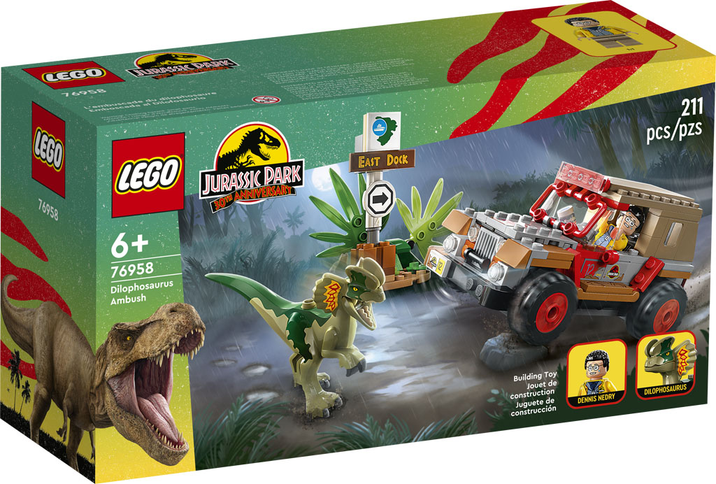 Legendary dinosaur moments  LEGO Jurassic Park 30th anniversary