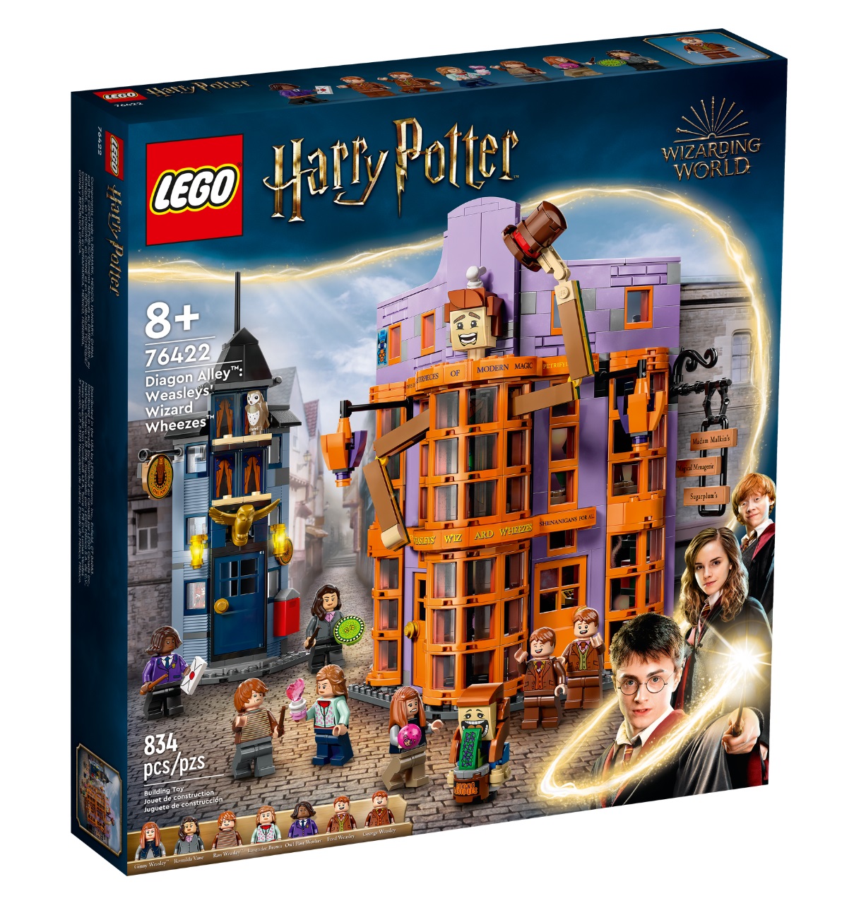 Lego Harry Potter 76422 Weasleys' Wizard Wheezes revelado