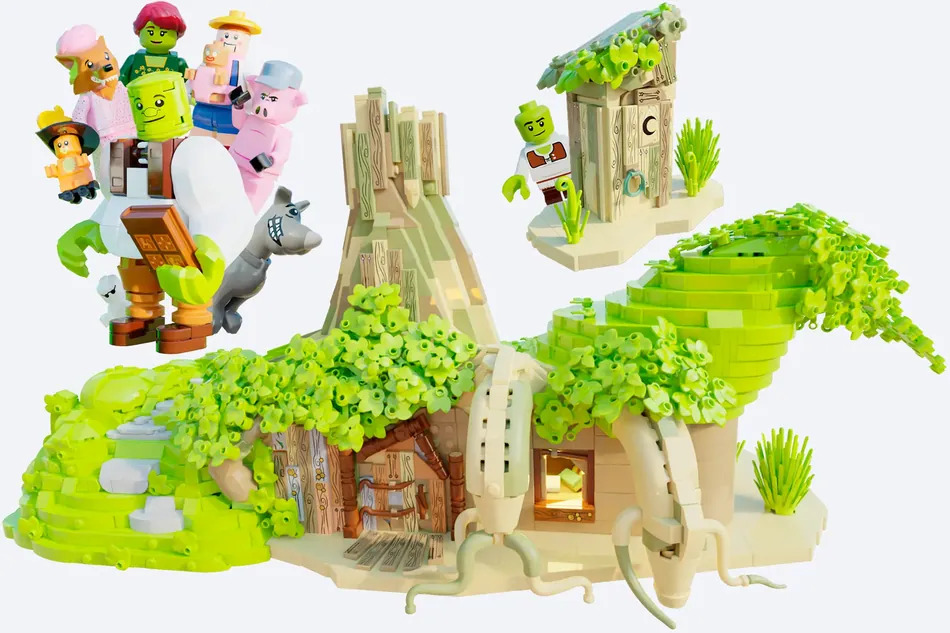 LEGO Dreamwork's Shrek Achieves 10,000 - Brick Fan
