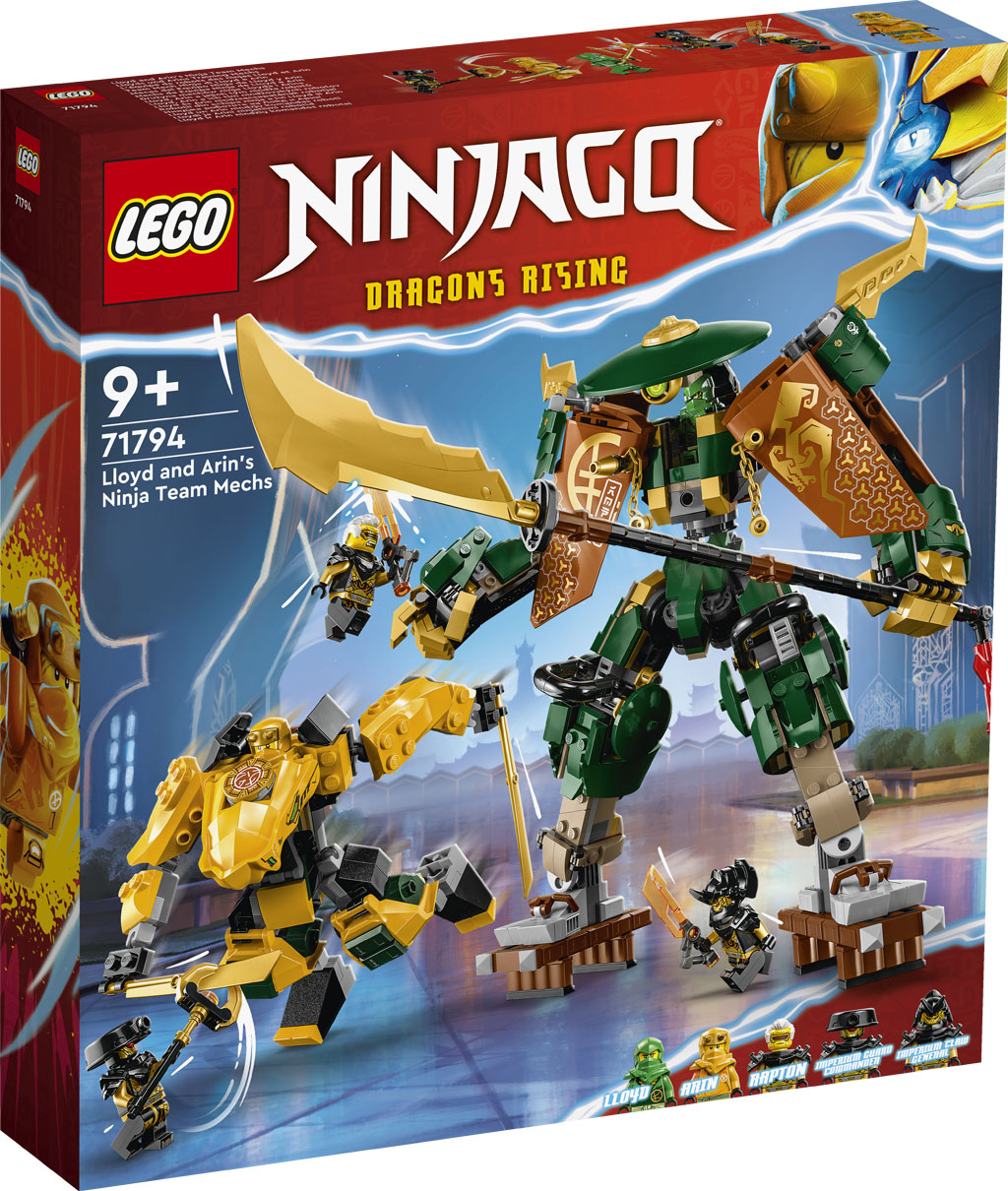 Five plot reveals in the LEGO NINJAGO Dragons Rising sets