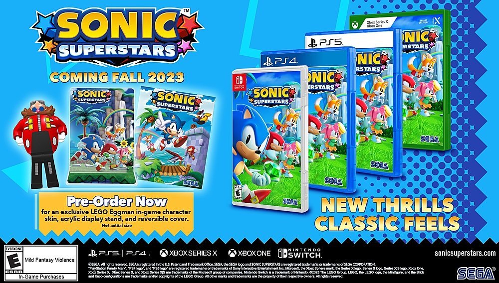 How to Get Lego Sonic in Sonic Superstars? Gameplay and Trailer - News