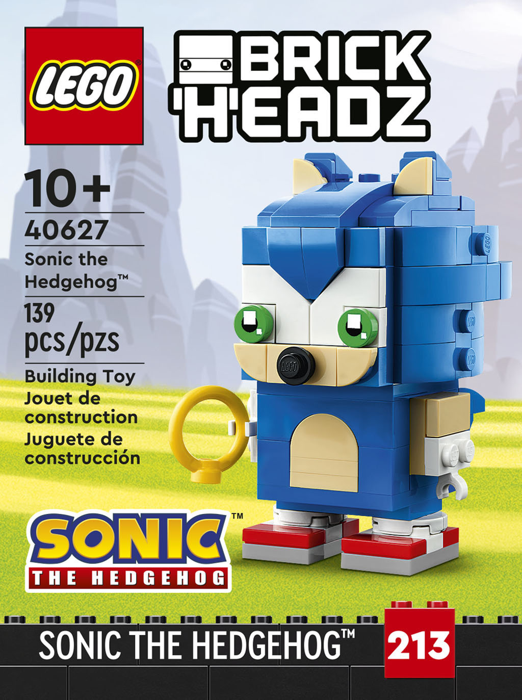 ▻ New LEGO BrickHeadz 2023 releases: 40627 Sonic the Hedgehog and