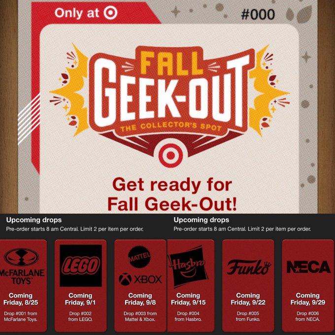 Target Fall Geek Out 2023