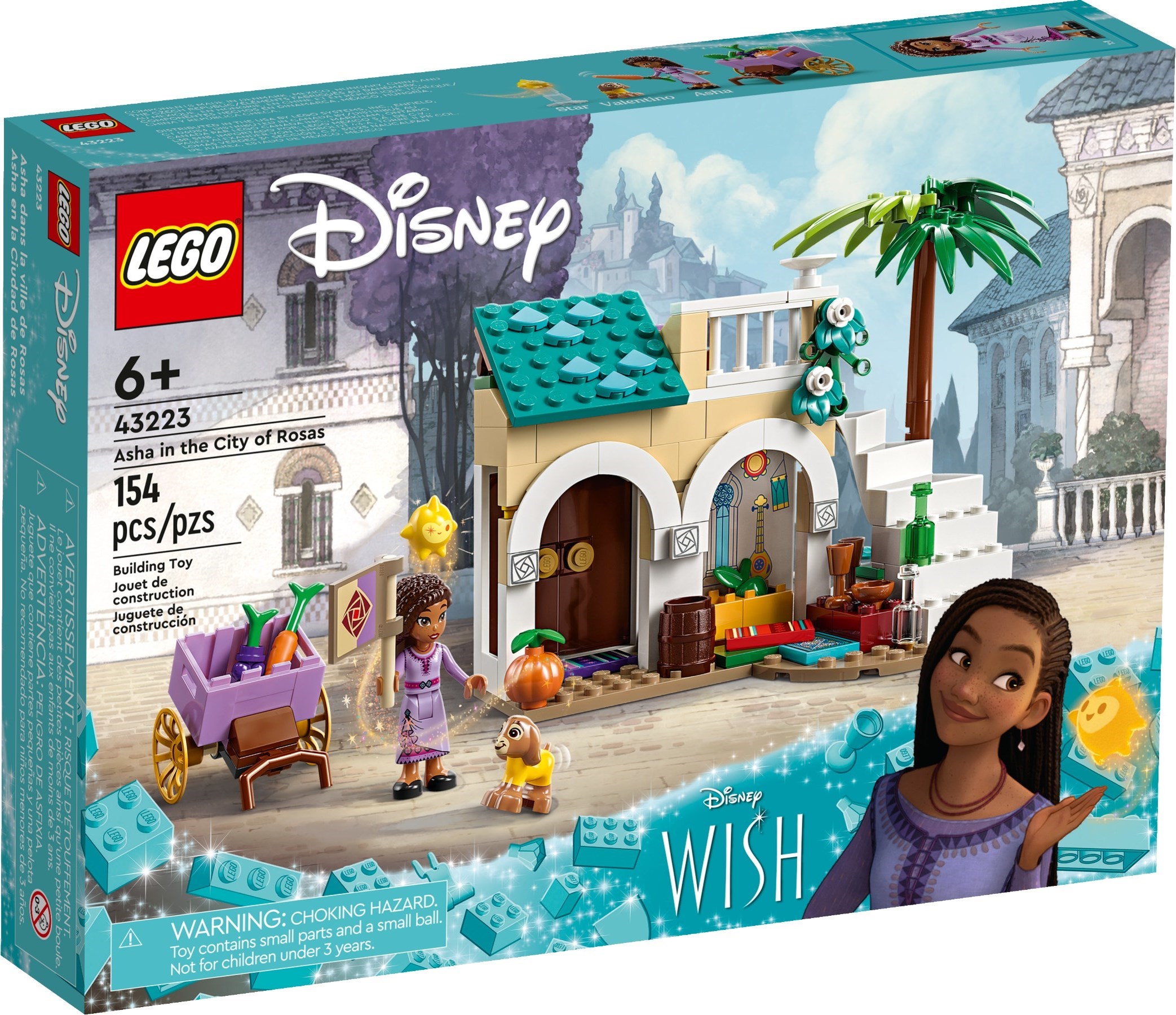 Lego Disney Wish: King Magnifico's Castle Building Toy Set 43224 : Target