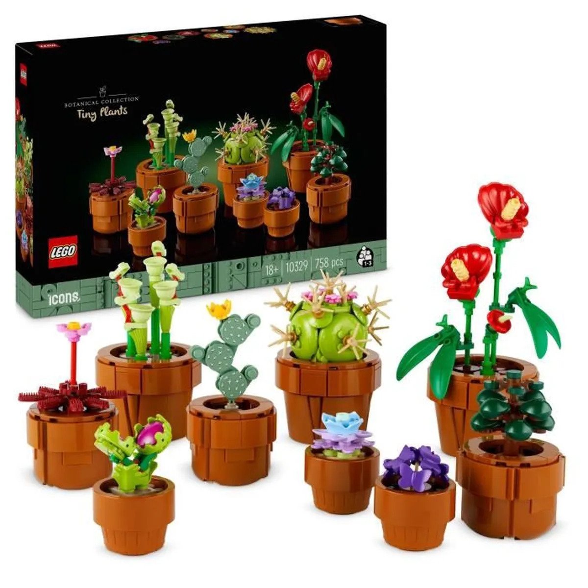 LEGO Icons Botanical Collection Tiny Plants (10329) First Look - The Brick  Fan