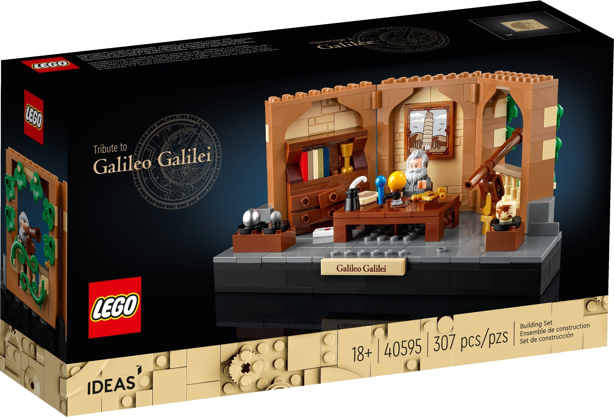 LEGO Ideas Tribute to Galileo Galilei (40595) Revealed - The Brick Fan