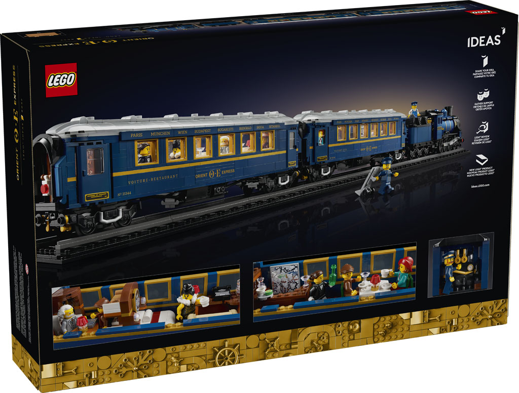 Review LEGO Ideas 21344 The Orient Express Train - HelloBricks