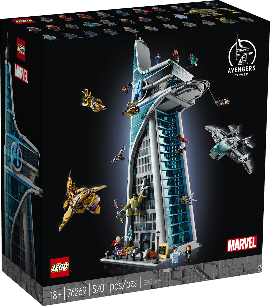 Marvel Avengers Tower 3D Model Puzzle Kit