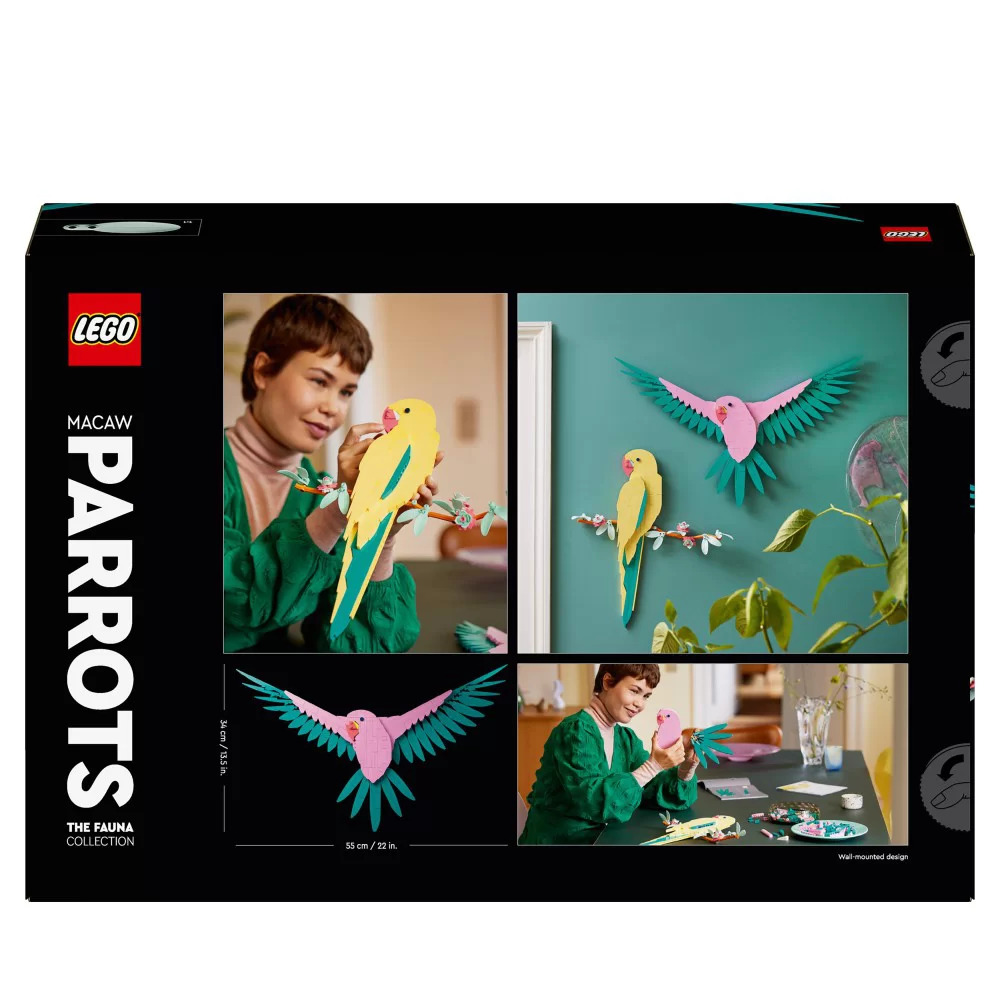 LEGO Art Macaw Parrots 31211 2