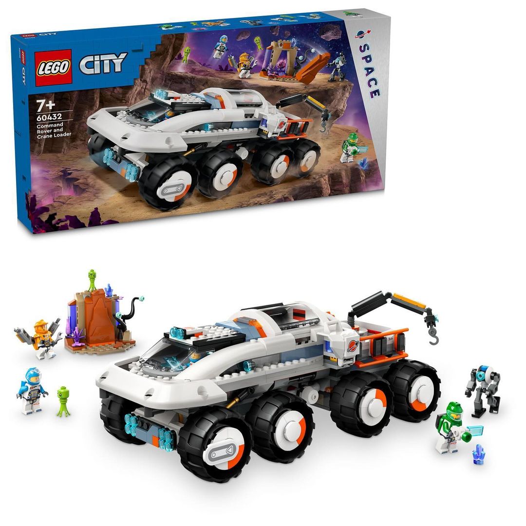 LEGO City Command Rover And Crane Loader 60432