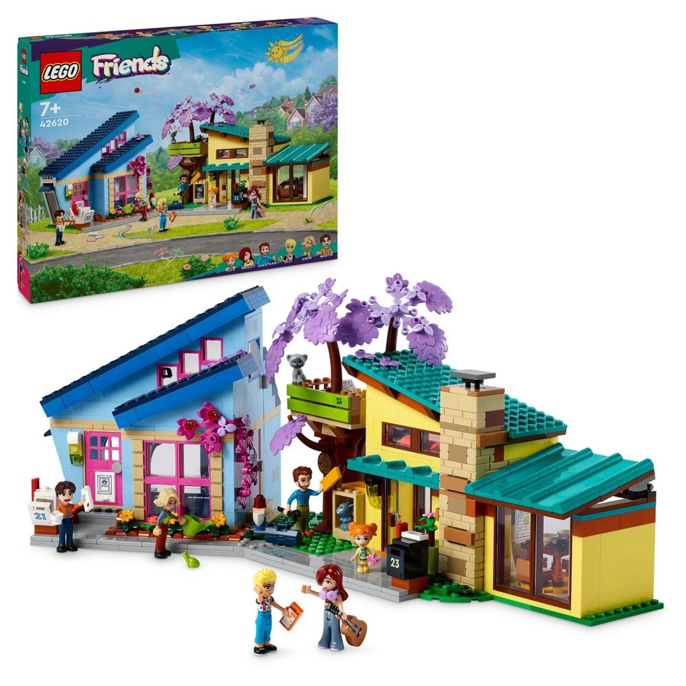 LEGO Friends Ollys And Paisleys Family Homes 42620