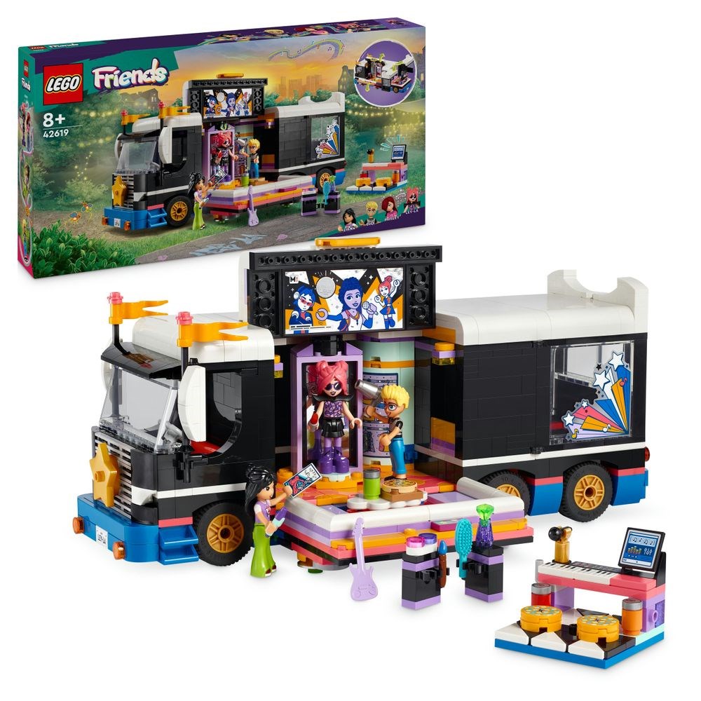 LEGO Friends Pop Star Tour Bus 42619