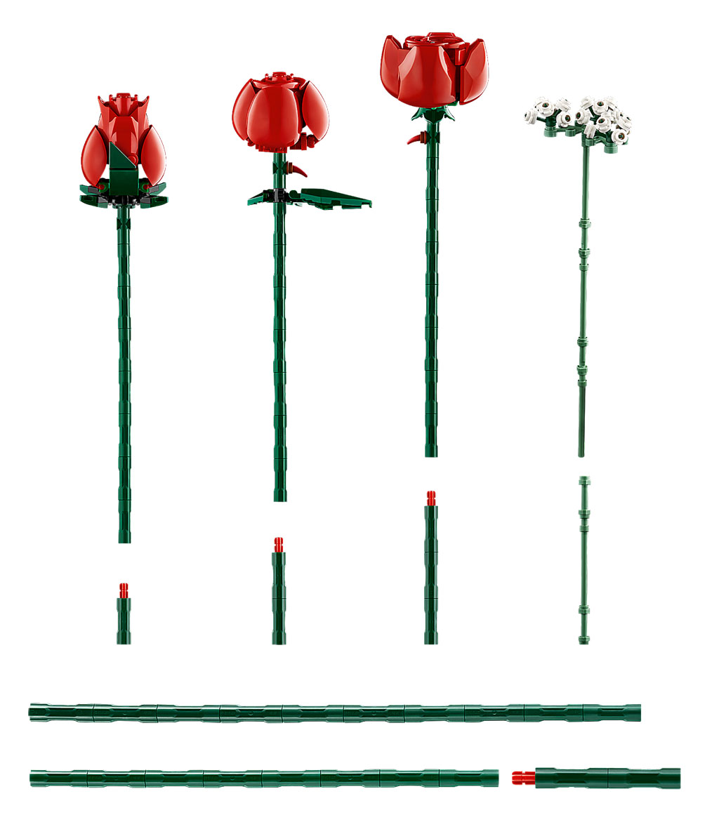 10328 Bouquet of Roses added to LEGO's Botanical Collection [News] - The  Brothers Brick