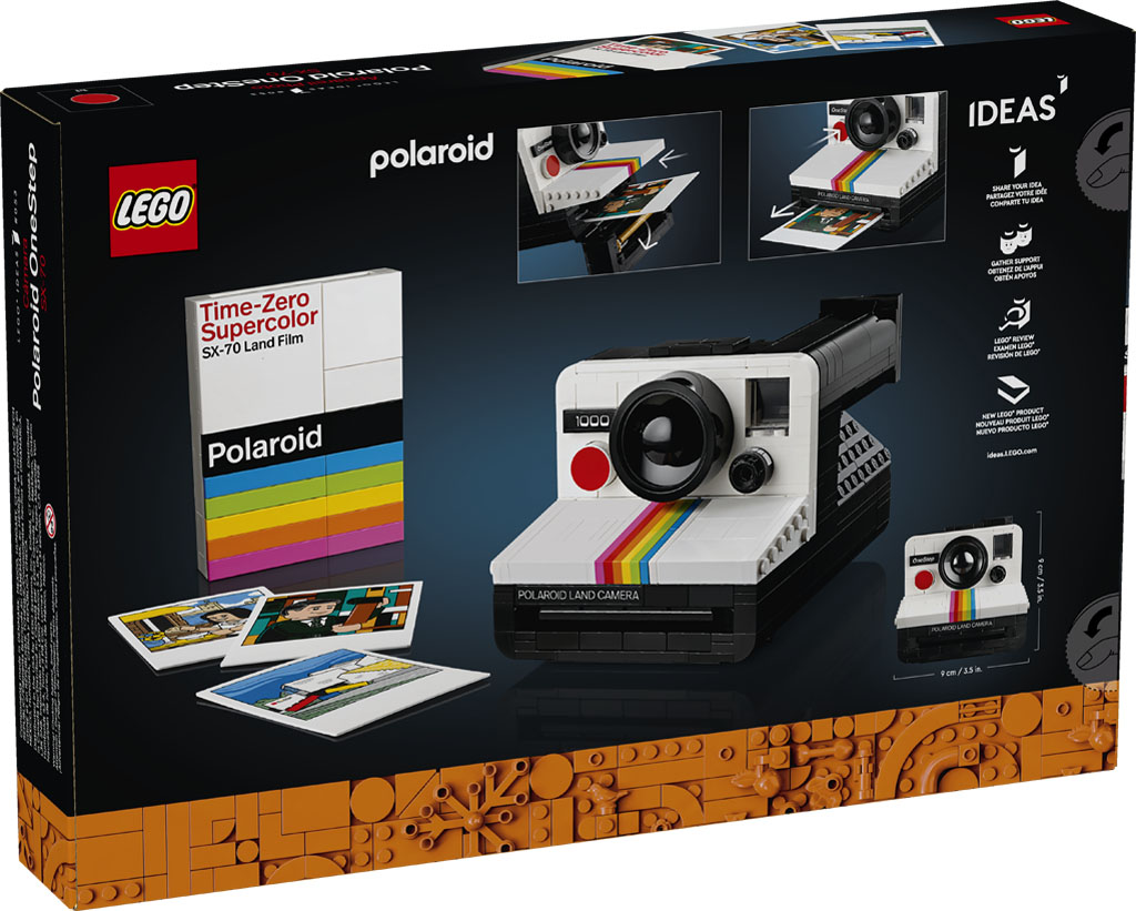 LEGO Ideas Polaroid OneStep SX-70 Camera (21345) Officially