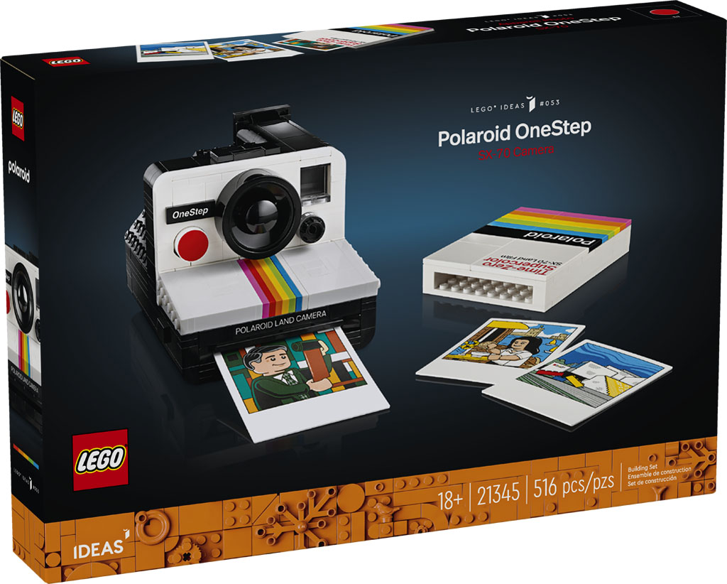 LEGO has officially revealed the LEGO Polaroid OneStep Camera
