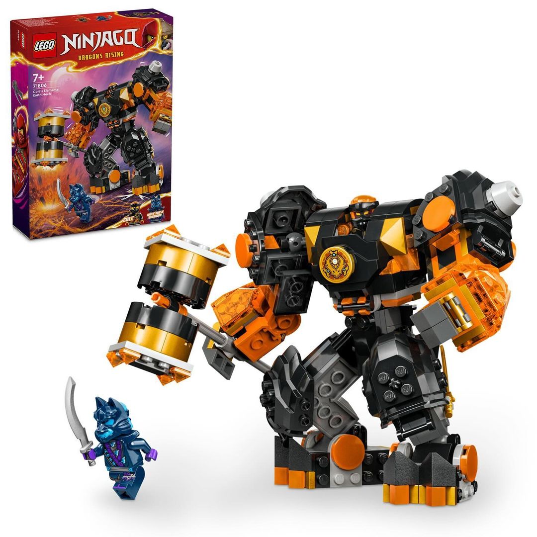 LEGO Ninjago Coles Elemental Earth Mech 71806