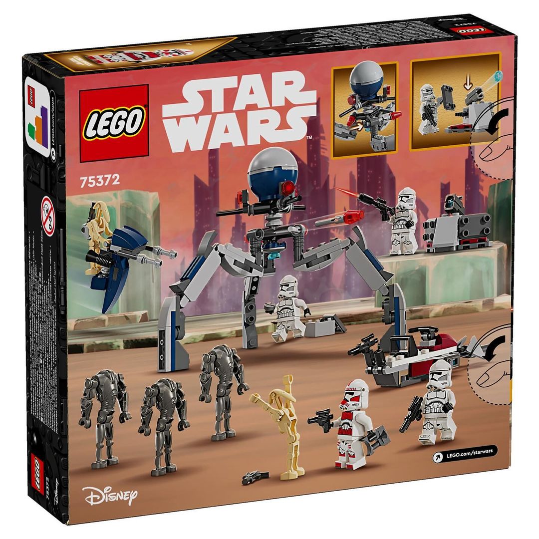 LEGO Star Wars Clone Trooper Battle Droid Battle Pack 75372 2