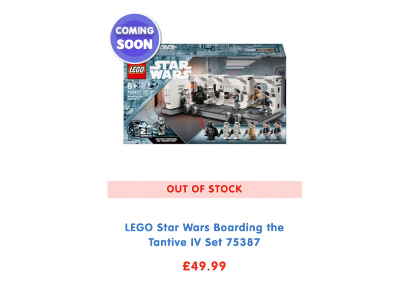 First look at Star Wars 75387 Boarding the Tantive IV - Jay's Brick Blog