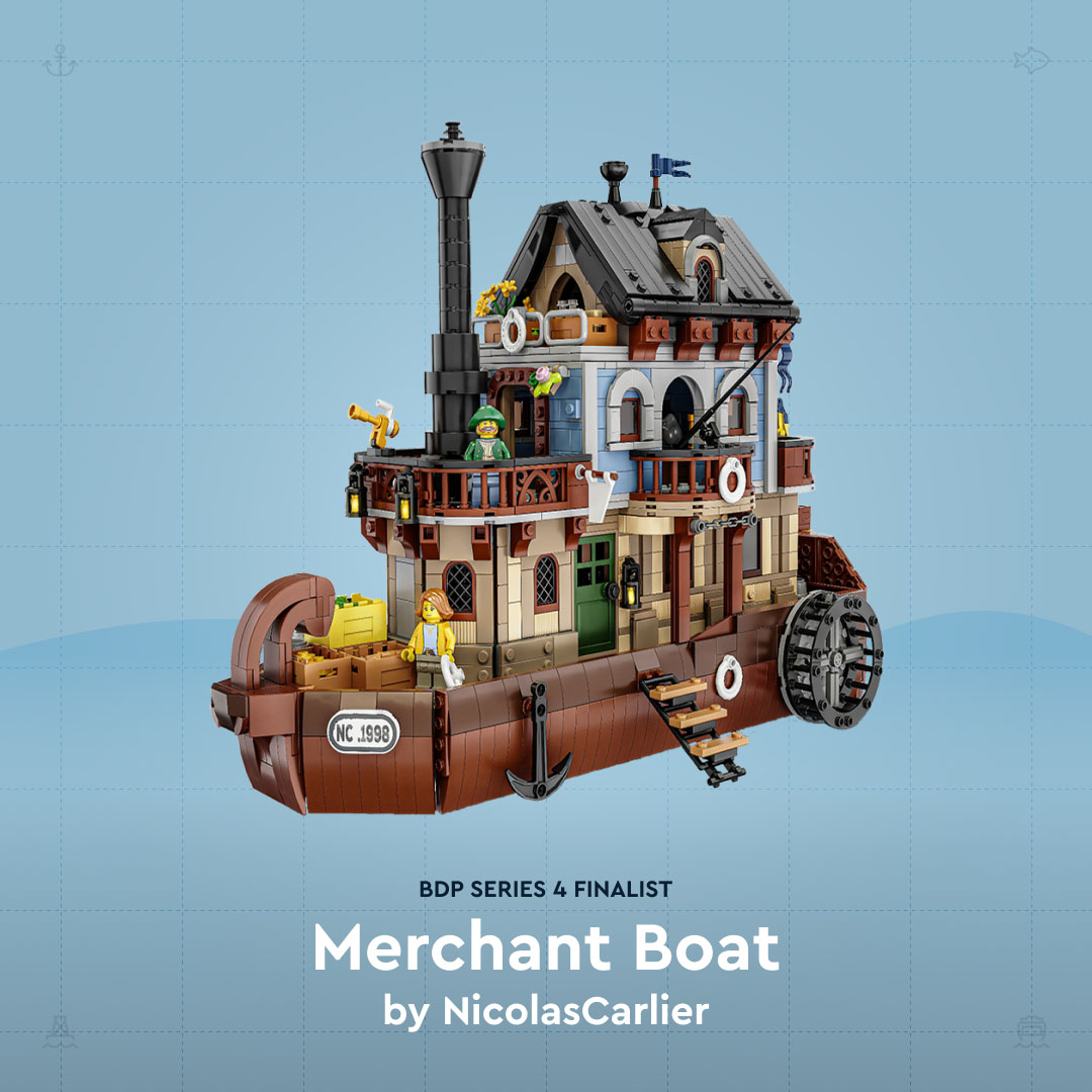 BrickLink Designer Program Series 4 Merchant Boat