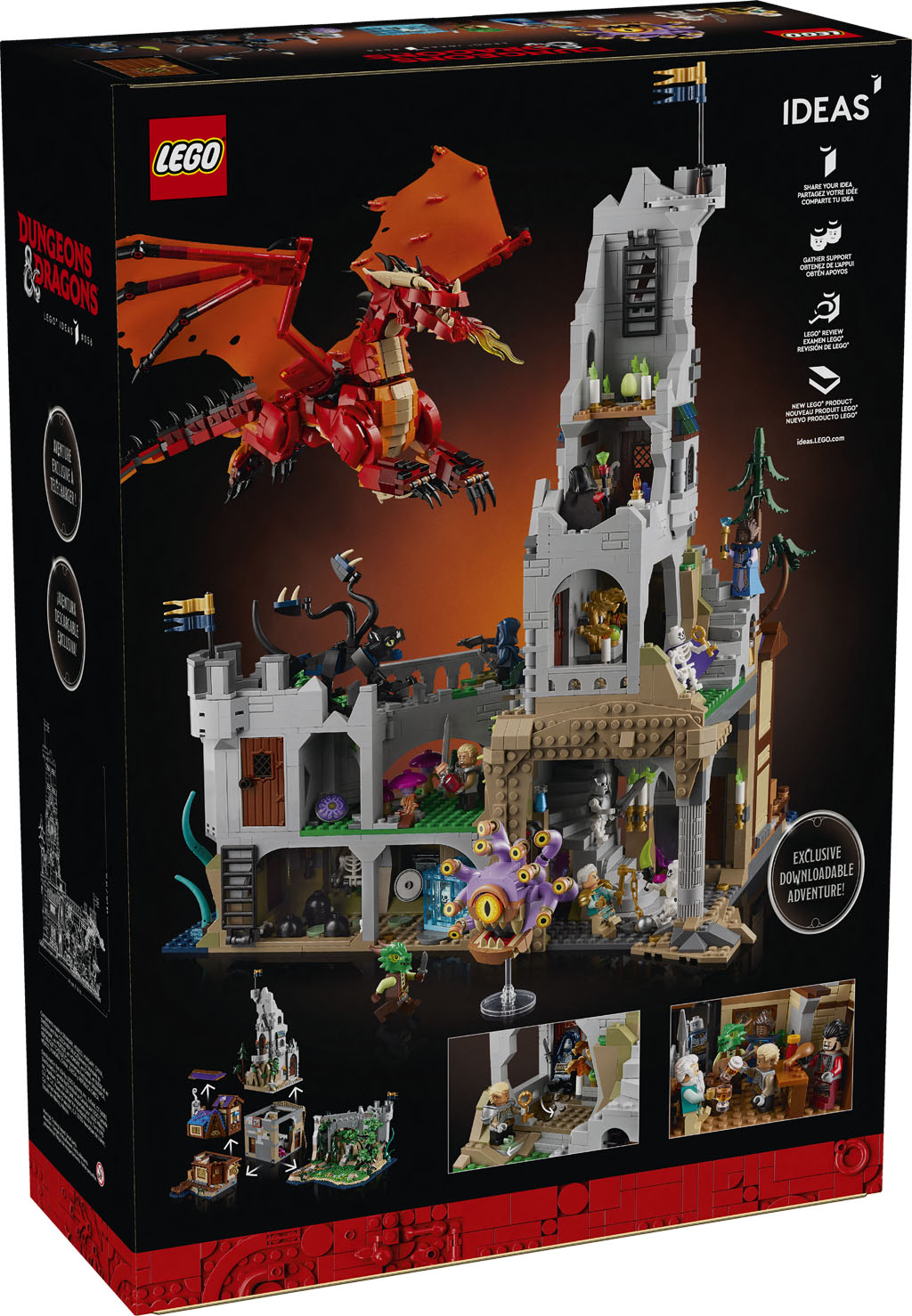 LEGO Ideas Dungeons Dragons Red Dragons Tale 21348 2