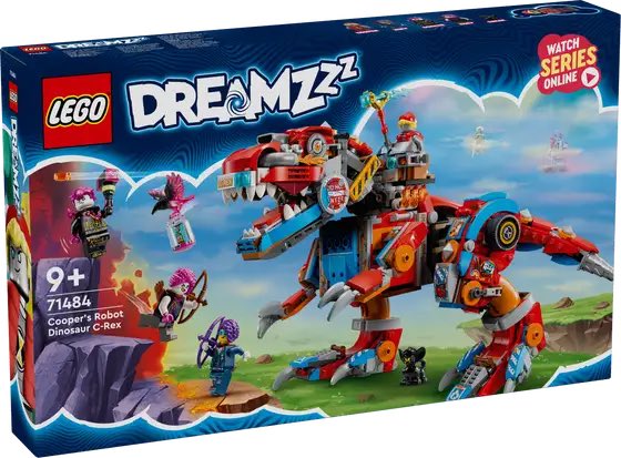 LEGO DREAMZZz Coopers Robot Dinosaur C Rex 71484