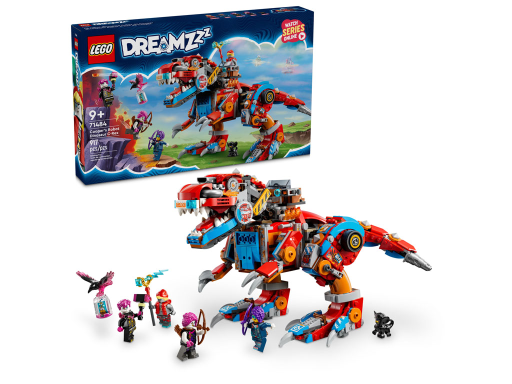 LEGO DREAMZzz Coopers Robot Dinosaur C Rex 71484