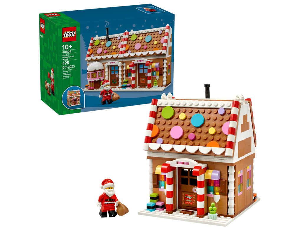 LEGO Iconic Seasonal Festive Gingerbread House 40809