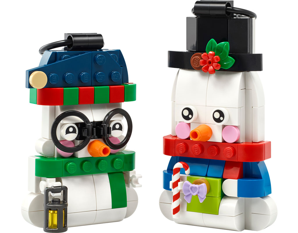 LEGO Iconic Seasonal Snowman Ornaments 40812 3