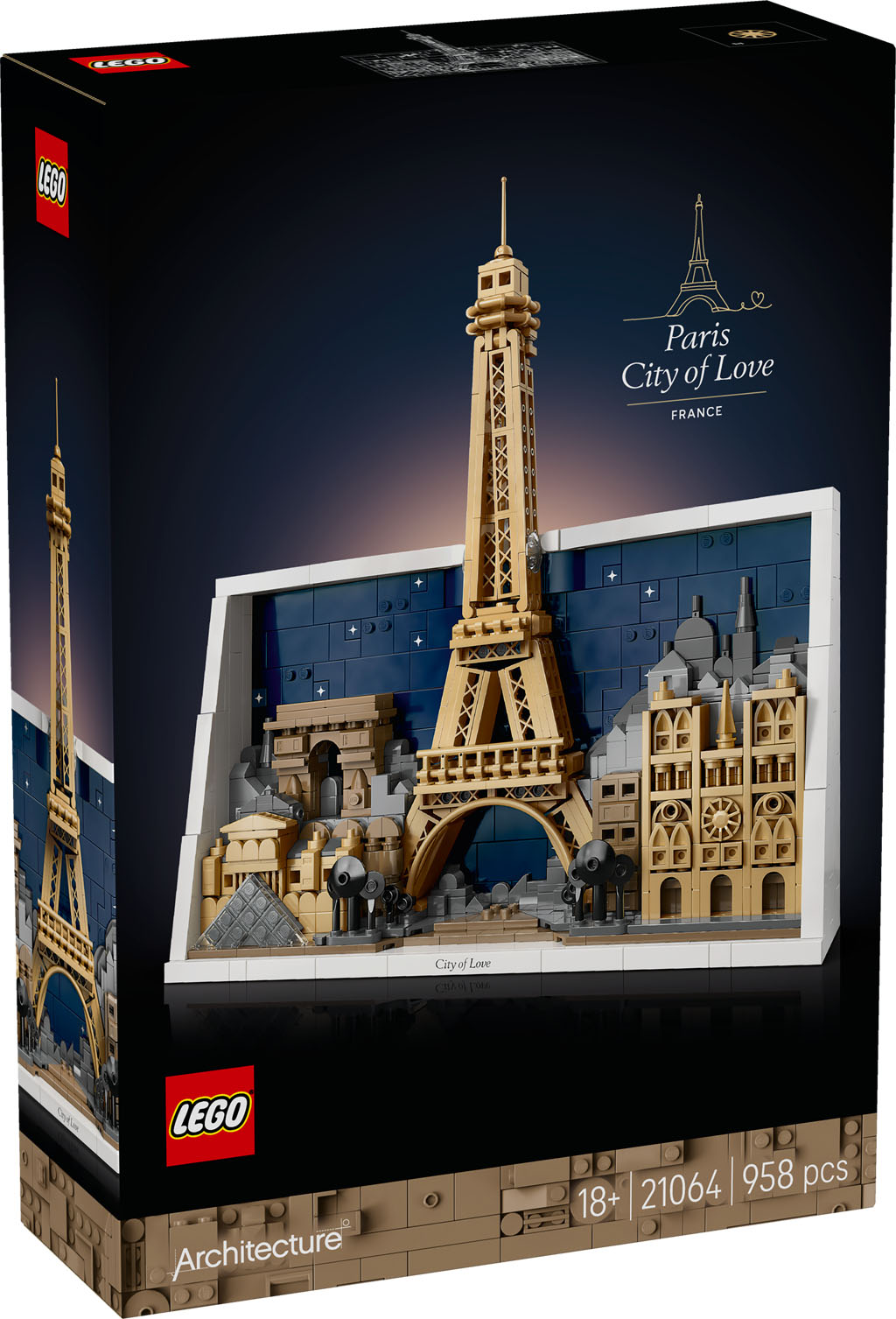 LEGO Architecture Paris City Of Love 21064 Officially Announced 