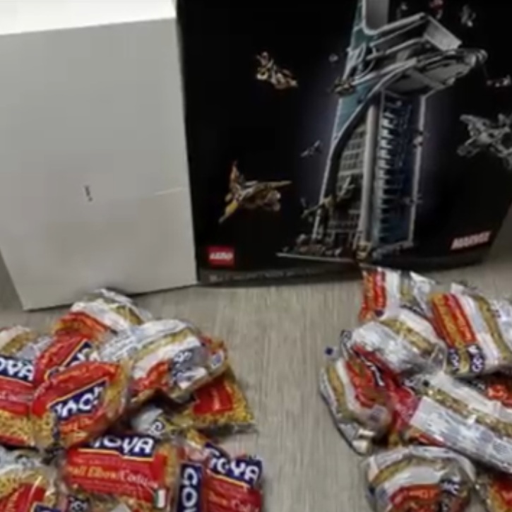 Suspect Accused of Replacing LEGO Contents with Pasta
