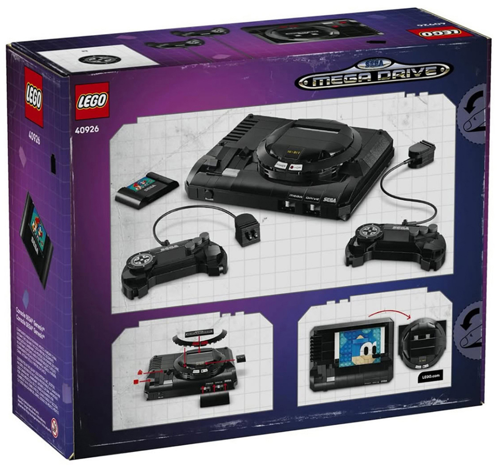 LEGO SEGA Genesis Console 40926 Revealed The Brick Fan