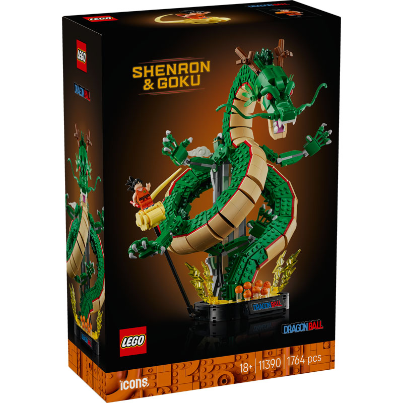 LEGO Icons Dragon Ball: Shenron & Goku (11390) Officially Announced